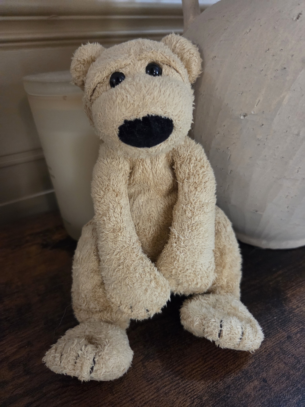 Vintage Manhattan Toy Stuffed Plush Ragalangs Beanbag Bear